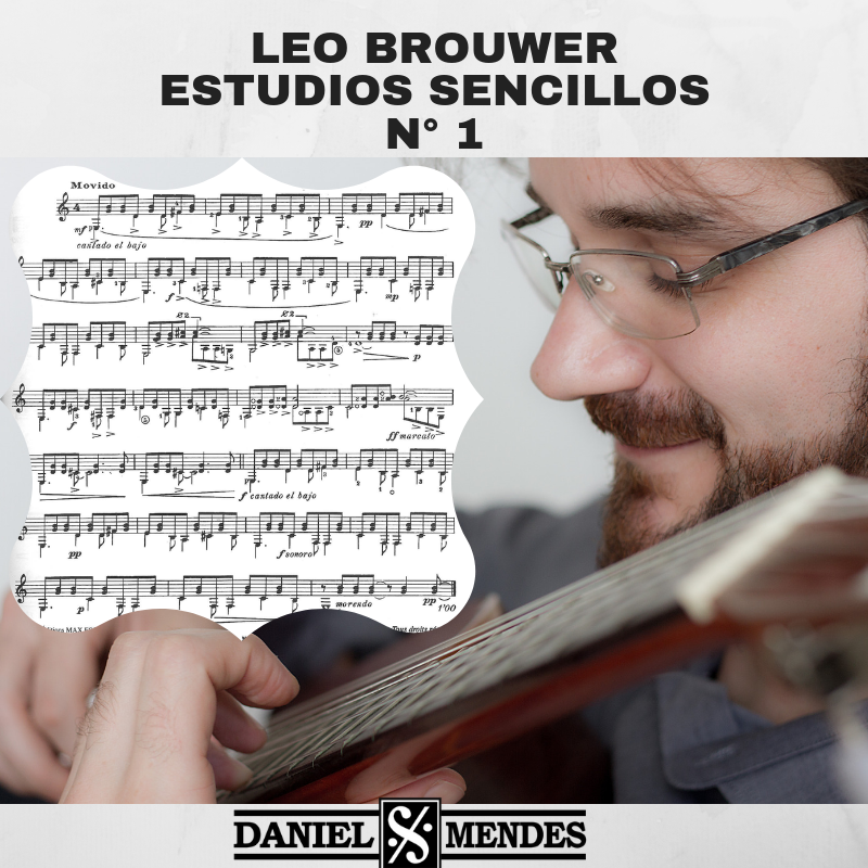 Videoaula sobre os Estudos Simples de Leo Brouwer